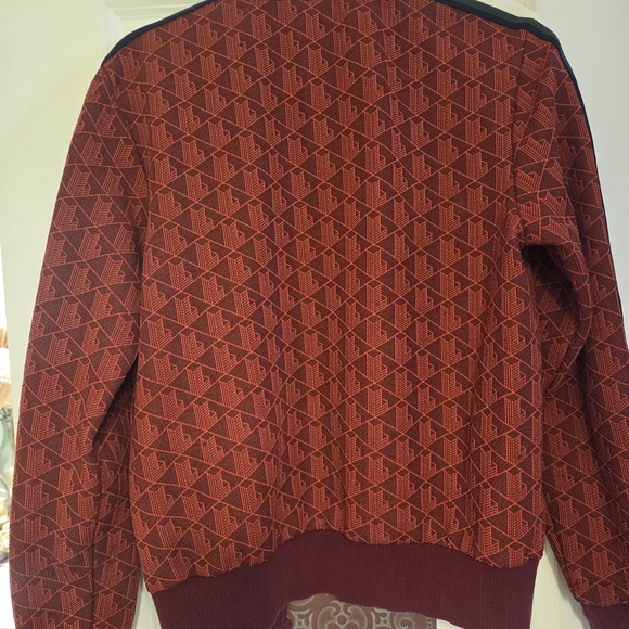 Lacoste Red Patterned Jacket - Picture 4 of 6